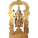 Large Brass Tirupati Balaji with Hanuman & Garuda | 22" Divine Masterpiece | 15kg Thiruvachi Prabhavali Frame | Sacred Temple Art | Jaipurio